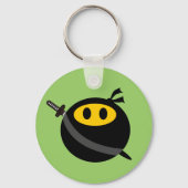 忍者顔 キーホルダー (正面)