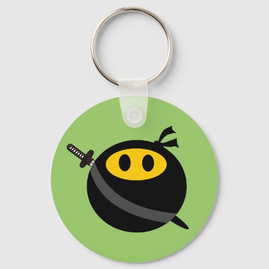 忍者顔 キーホルダー (正面)