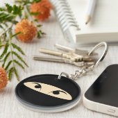 忍者顔 キーホルダー (正面右)