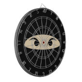 忍者顔 ダーツボード (正面左)