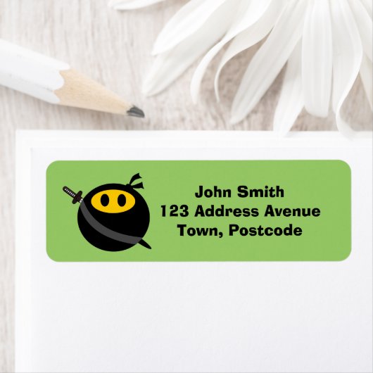 忍者顔 ラベル (インサイチュ)