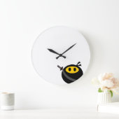 忍者顔 ラージ壁時計 (ホーム)