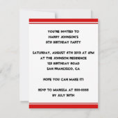 忍者顔 招待状 (裏面)