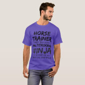 忍者馬乗りトレーナー ギフト Tシャツ (正面フル)