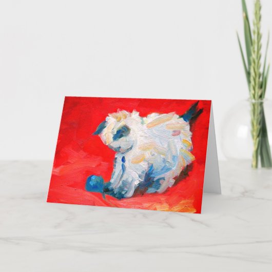 "忍者"の挨拶状 カード (正面)