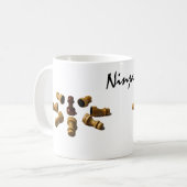 忍者 コーヒーマグカップ (正面左)