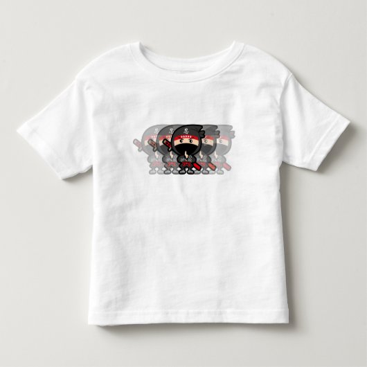 忍者 トドラーTシャツ (正面)