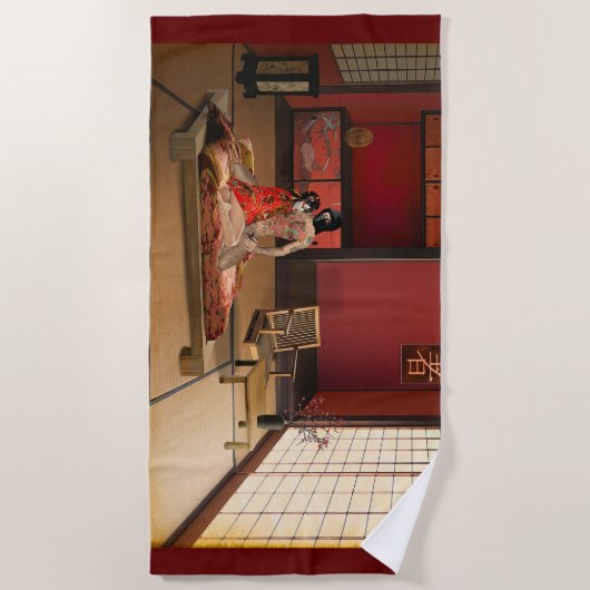 忍者 ビーチタオル (正面)