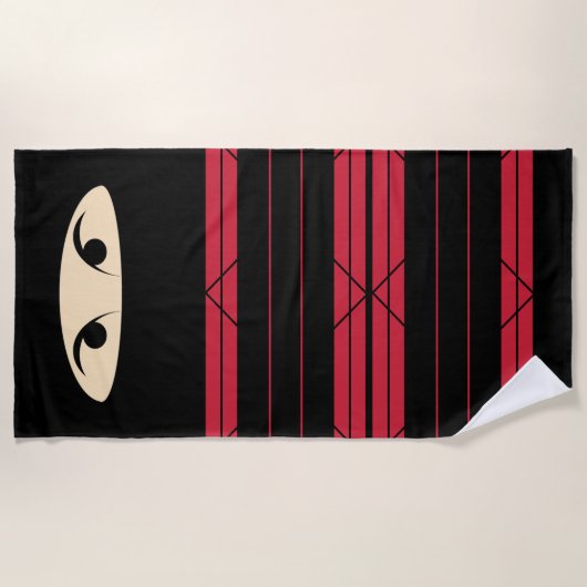 忍者 ビーチタオル (正面)