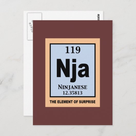 忍者 ポストカード (正面/裏面)