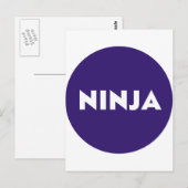 忍者 ポストカード (正面/裏面)