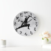 忍者 ラージ壁時計 (ホーム)