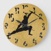 忍者 ラージ壁時計 (正面)