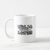 忍者...弁護士 コーヒーマグカップ (左)