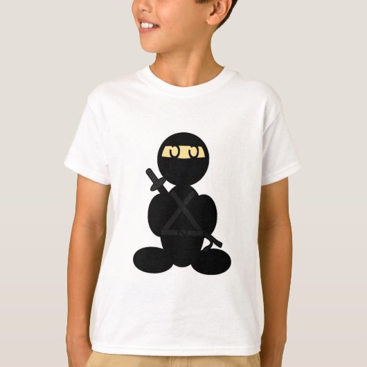 忍者(明白な) Tシャツ (正面)