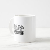 忍者...皮膚科医 コーヒーマグカップ (正面左)