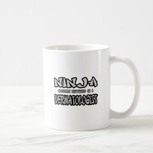 忍者...皮膚科医 コーヒーマグカップ (右)