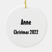 忍者/空手ガールセラミックスオーナメント セラミックオーナメント (裏面)