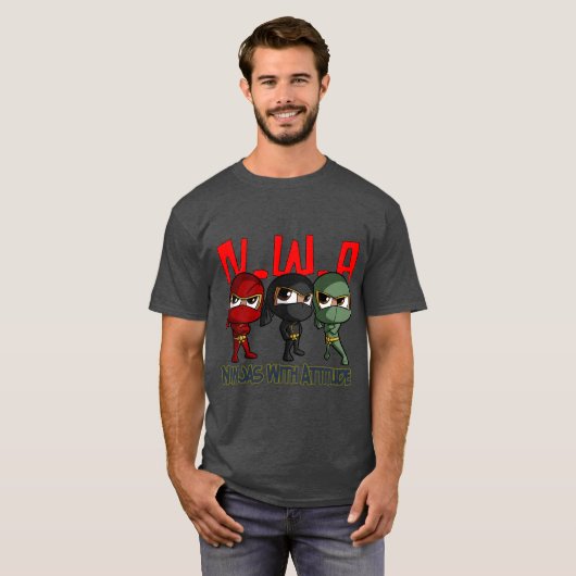 忍者(Attitation T-Shirt) Tシャツ (正面フル)