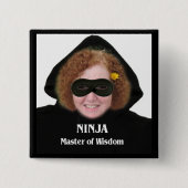 忍者: Master of Wisdom 缶バッジ (正面)
