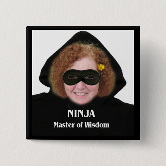 忍者: Master of Wisdom 缶バッジ (正面)
