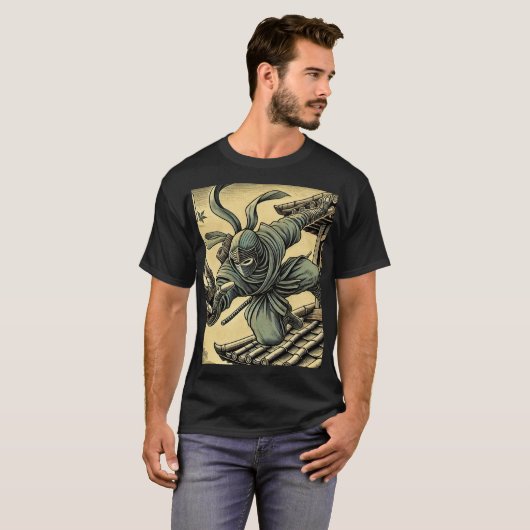 忍者 Tシャツ (正面フル)