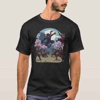 忍者 vs 侍 tシャツ