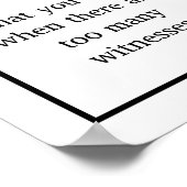 忍耐おもしろい定義のジョーク ポスター (角)