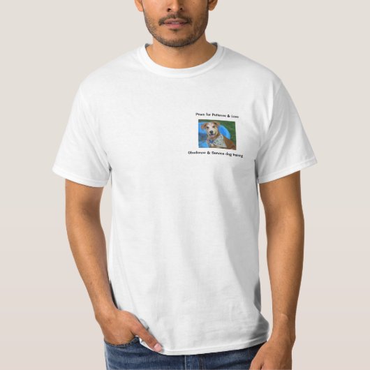 忍耐および愛のための足 Tシャツ (正面)