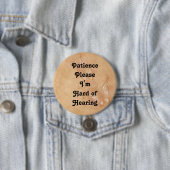 忍耐お願いヒアリングボタンの懸命 缶バッジ (インサイチュ)