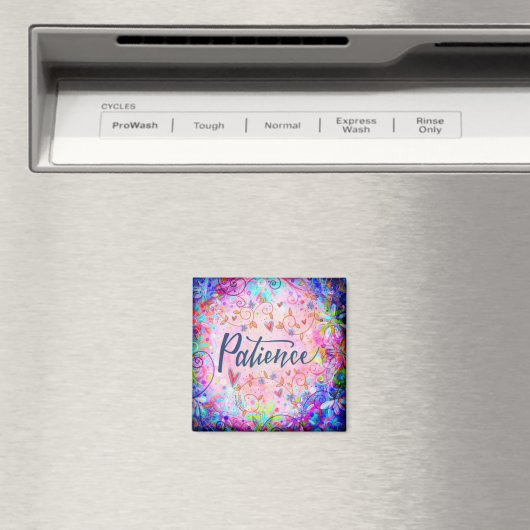 忍耐かわいらしおもしろいカラフルフローラ マグネット (インサイチュ (食洗機))