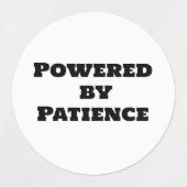 忍耐で動く ラベル (デザイン1)