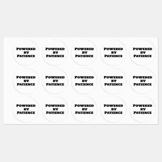 忍耐で動く ラベル (シート)