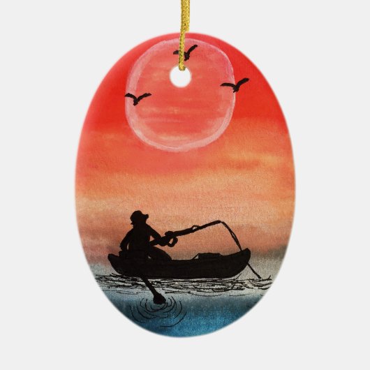 忍耐と孤独 セラミックオーナメント (正面)