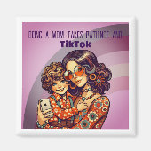 忍耐と疲れ マグネット (正面)