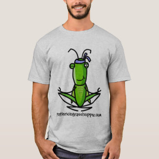 忍耐のバッタのめい想 Tシャツ