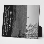 忍耐の定義 フォトプラーク (側面)