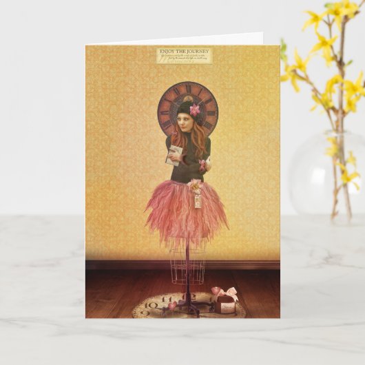 忍耐の挨拶状 カード (黄色い花)