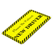 忍耐の新しいドライバー(あなたの車のために) マグネット (左側)