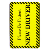 忍耐の新しいドライバー(あなたの車のために) マグネット (縦)