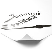 忍耐の限界ガスゲージ フォトプリント            (角)