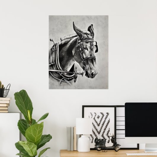 忍耐は美徳 ポスター (ホームオフィス)