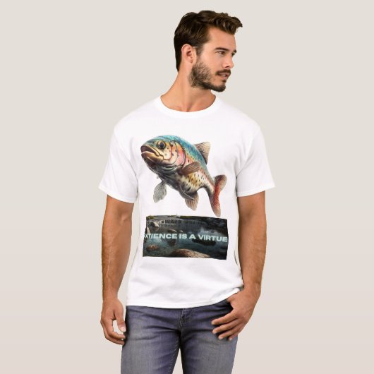 忍耐は美徳 Tシャツ (正面フル)