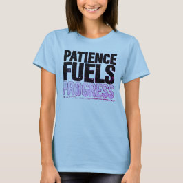 忍耐は進歩を促す モチベーション 女性用Tシャツ Tシャツ