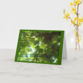 忍耐ぶどう縁どw カード (黄色い花)