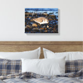 「忍耐やる気を起こさせるは…」 砂降り キャンバスプリント (インサイチュ (寝室))