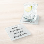 忍耐ガラスのコースターで ガラスコースター (アングル)