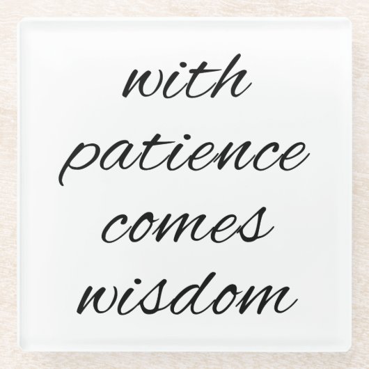 忍耐ガラスのコースターで ガラスコースター (正面)