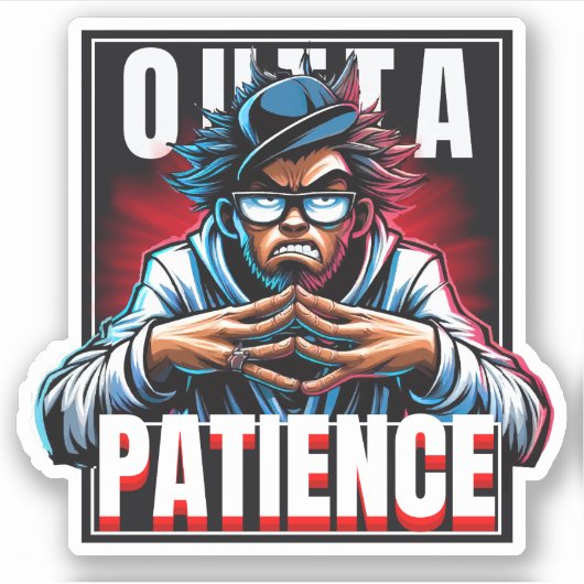 忍耐クールを超える シール (正面)