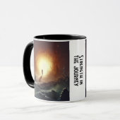 忍耐コーヒーマグの道 マグカップ (正面左)
